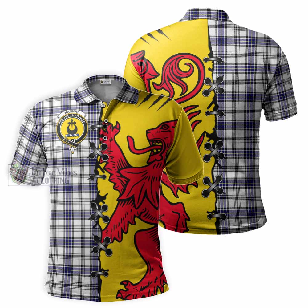 Hannay Tartan Family Crest Polo Shirt Lion Rampant Honor - Tartan Vibes Clothing