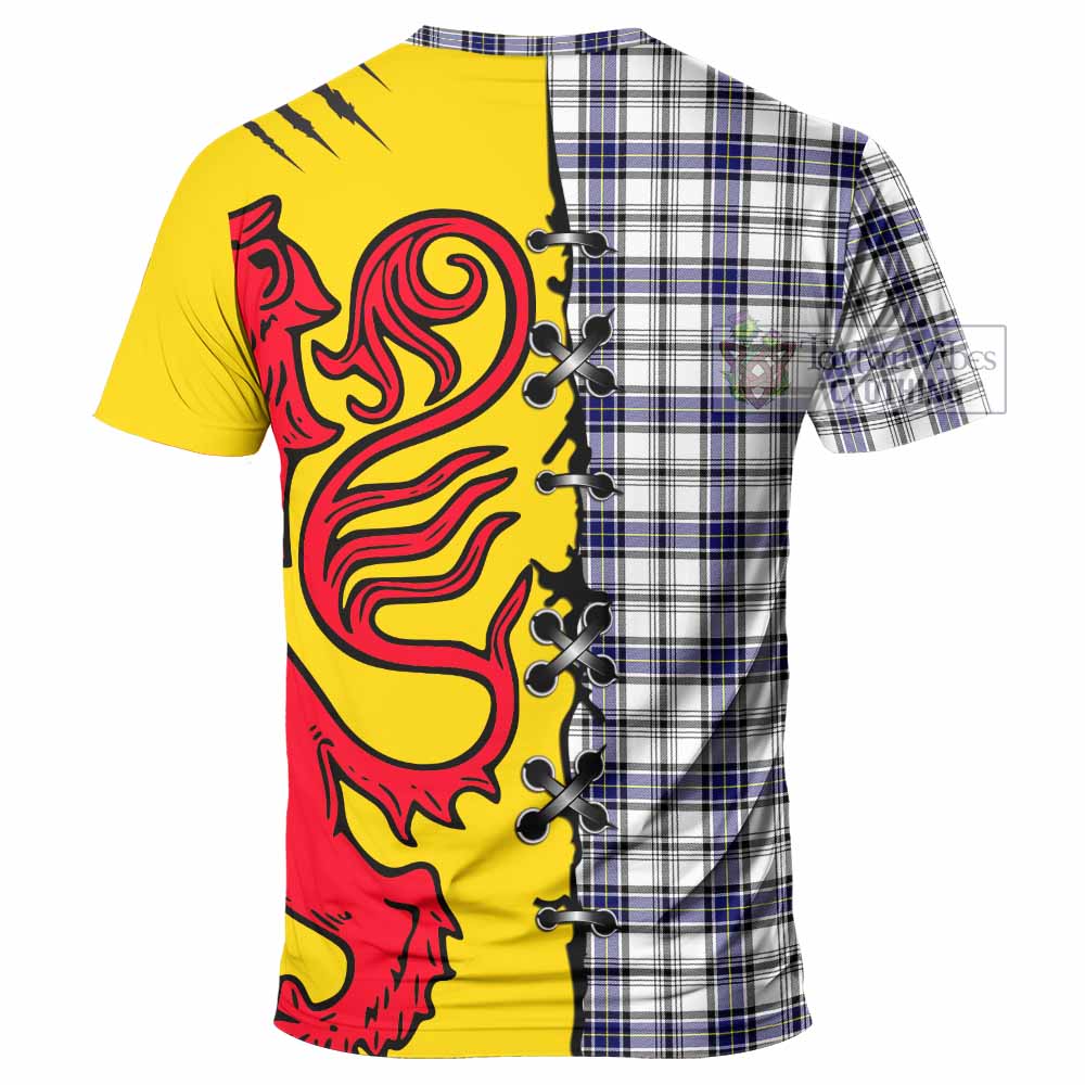 Hannay Tartan Family Crest T-shirt Lion Rampant Honor - Tartan Vibes Clothing