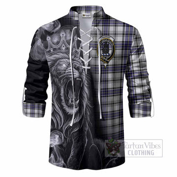 Hannay Tartan Ghillie Shirt Roaring Lion Heritage
