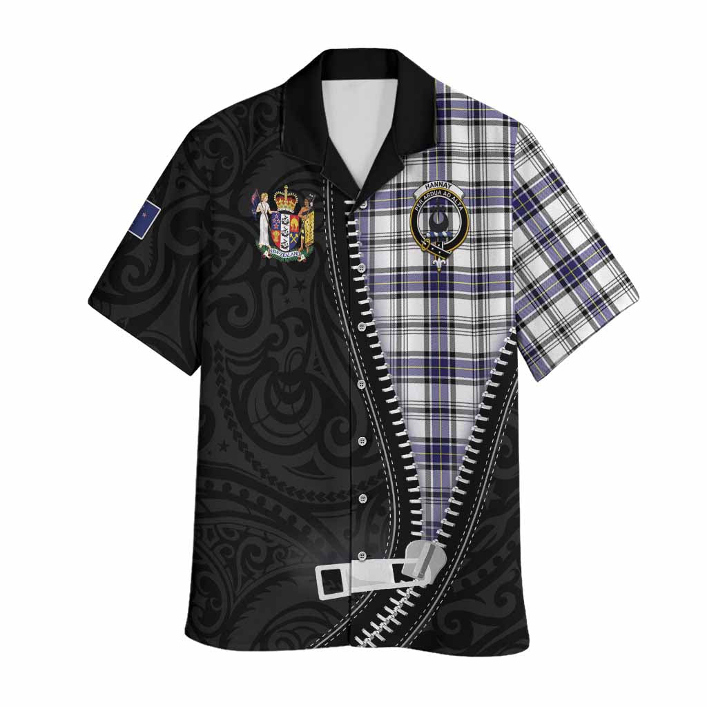 Hannay Tartan Hawaiian Shirt New Zealand Pattern Unique Zipper Stylized