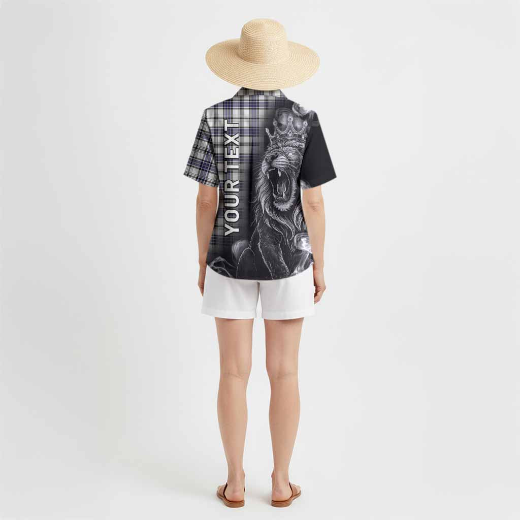 Hannay Tartan Hawaiian Shirt Roaring Lion Heritage