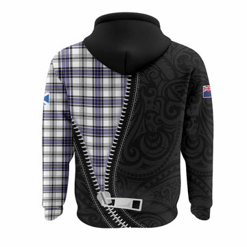 Hannay Tartan Hoodie New Zealand Pattern Unique Zipper Stylized