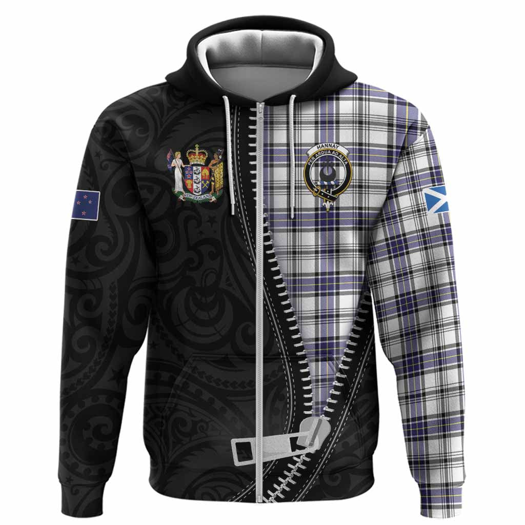 Hannay Tartan Hoodie New Zealand Pattern Unique Zipper Stylized