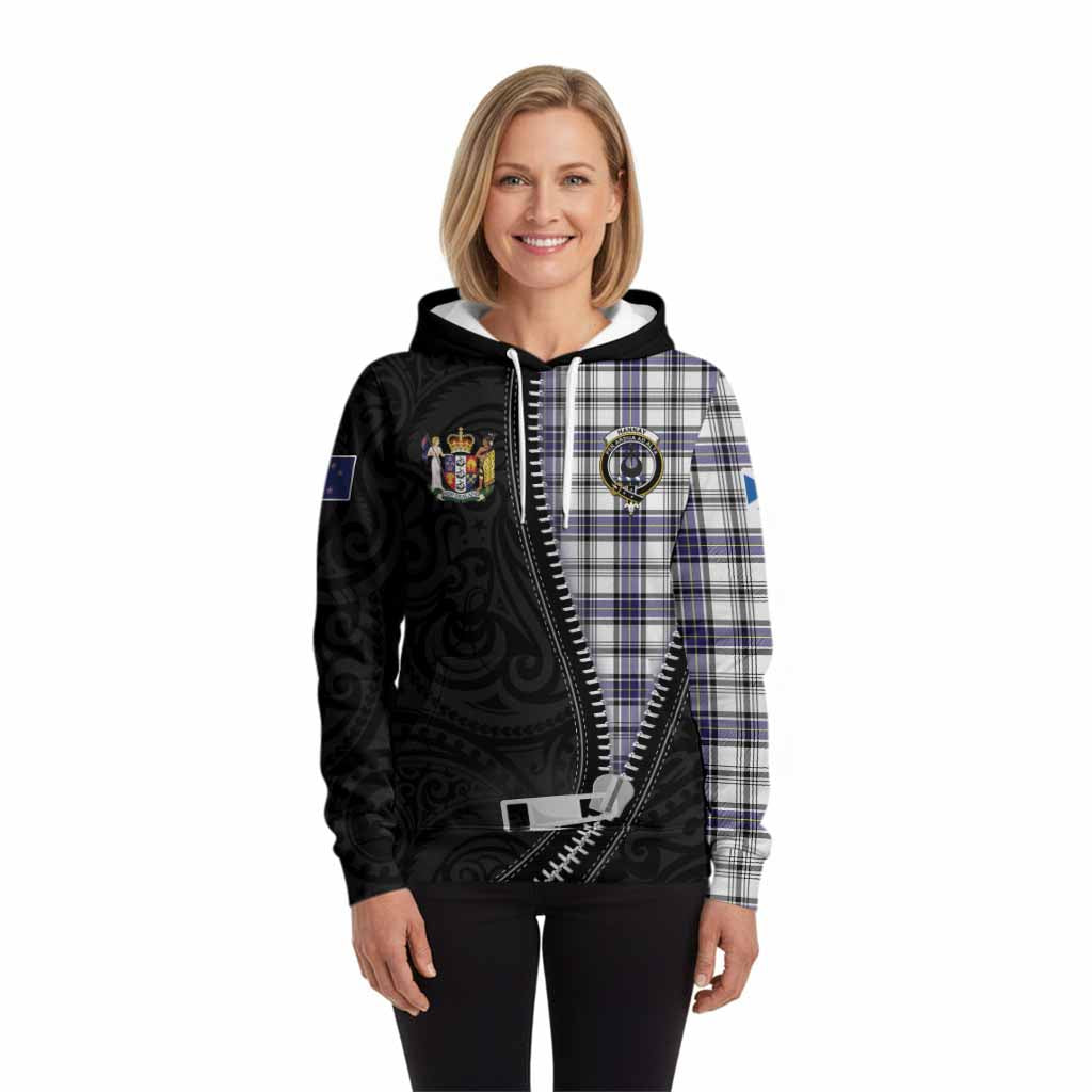 Hannay Tartan Hoodie New Zealand Pattern Unique Zipper Stylized