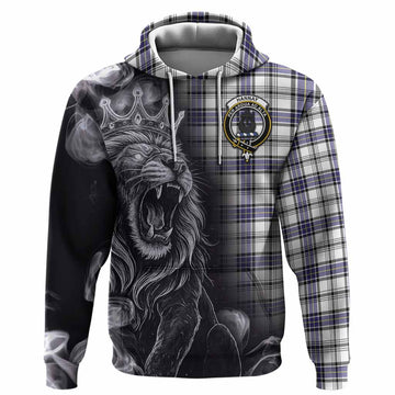 Hannay Tartan Hoodie Roaring Lion Heritage