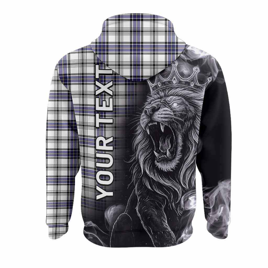 Hannay Tartan Hoodie Roaring Lion Heritage