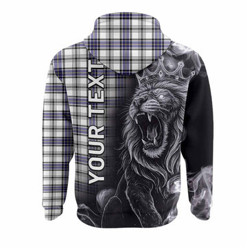 Hannay Tartan Hoodie Roaring Lion Heritage