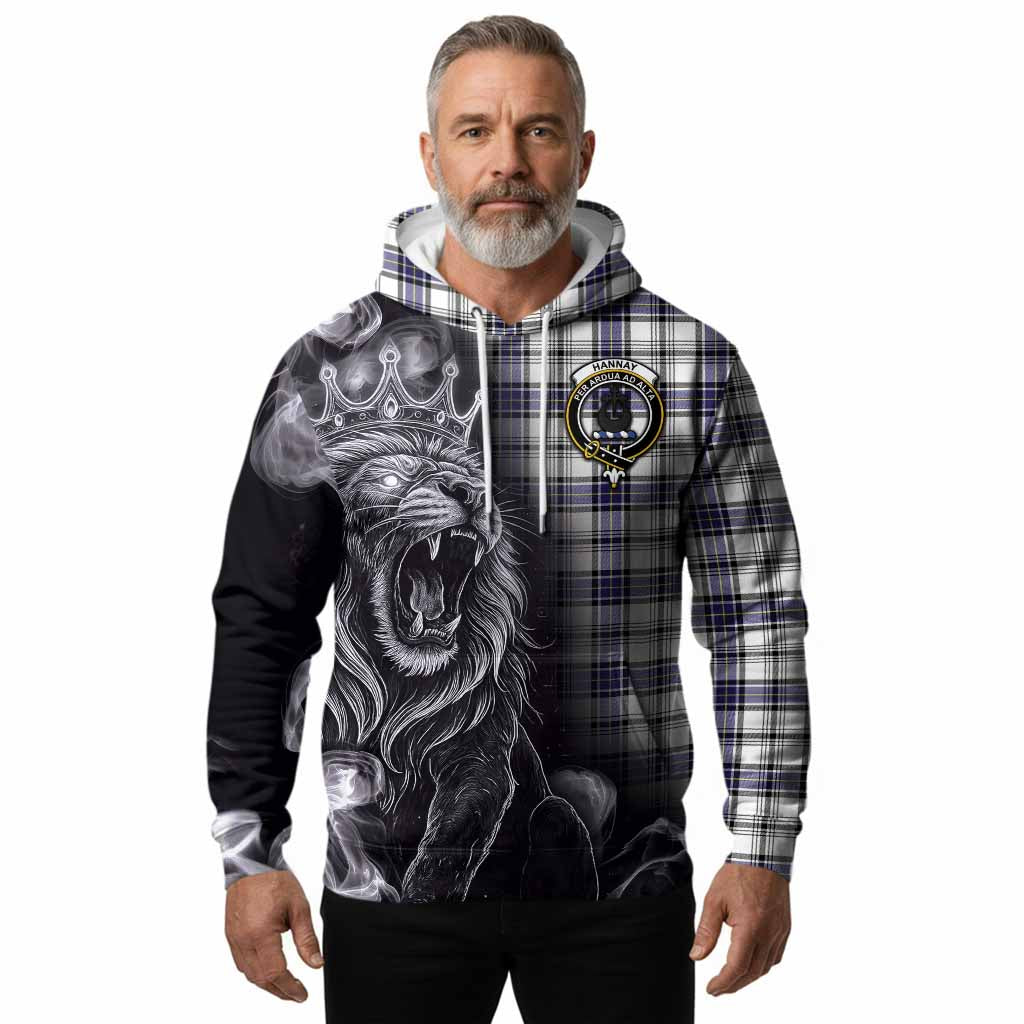 Hannay Tartan Hoodie Roaring Lion Heritage