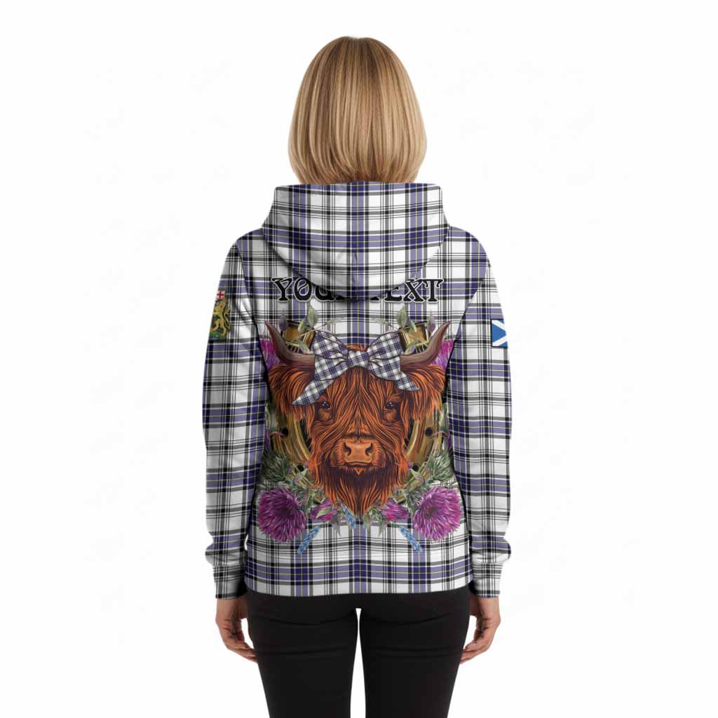 Hannay Tartan Hoodie Scottish Thistle Heilan Coo