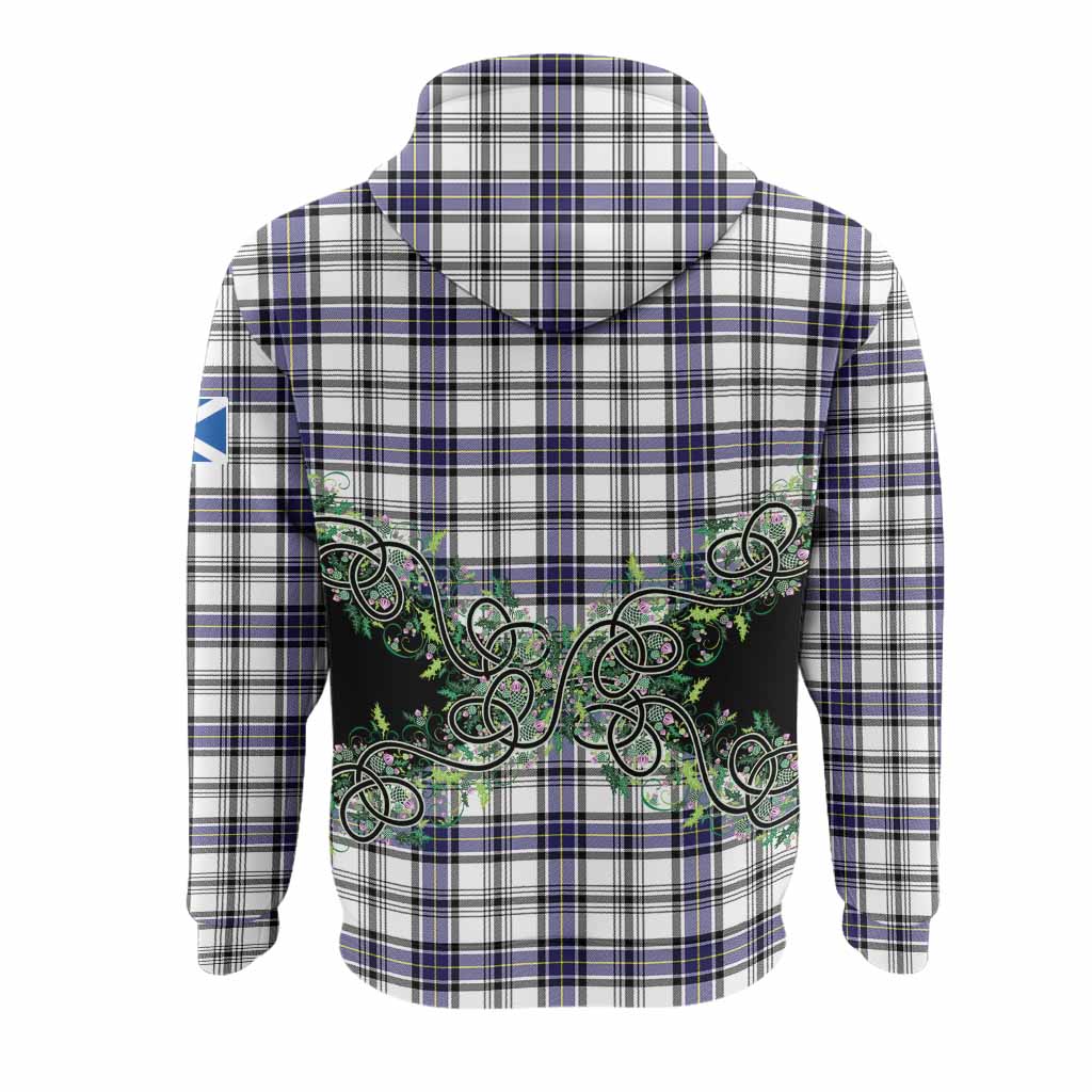 Hannay Tartan Hoodie Thistle Scottish Spirit