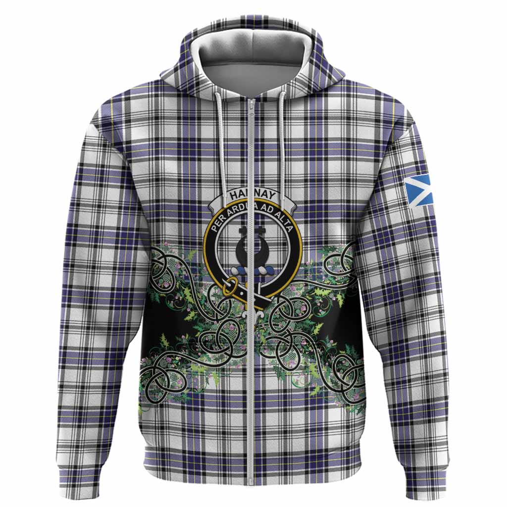 Hannay Tartan Hoodie Thistle Scottish Spirit