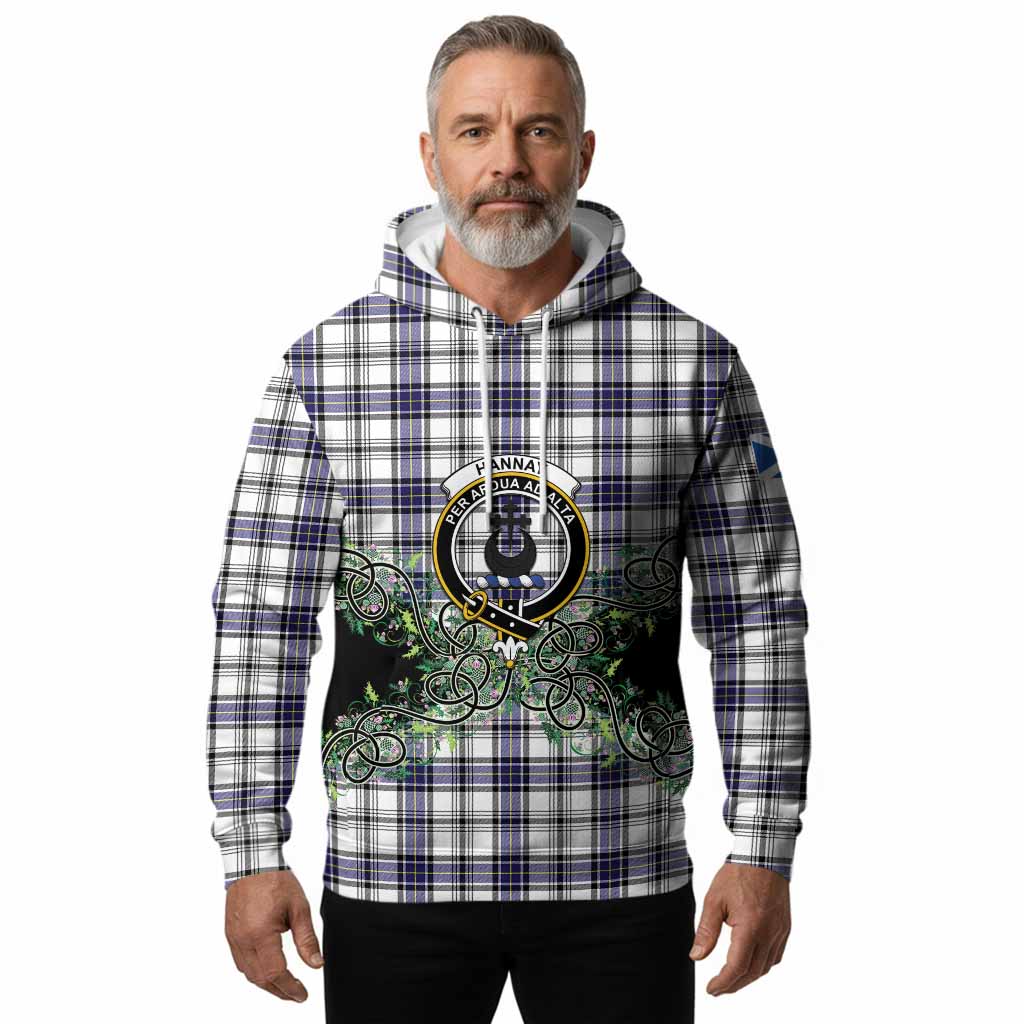 Hannay Tartan Hoodie Thistle Scottish Spirit