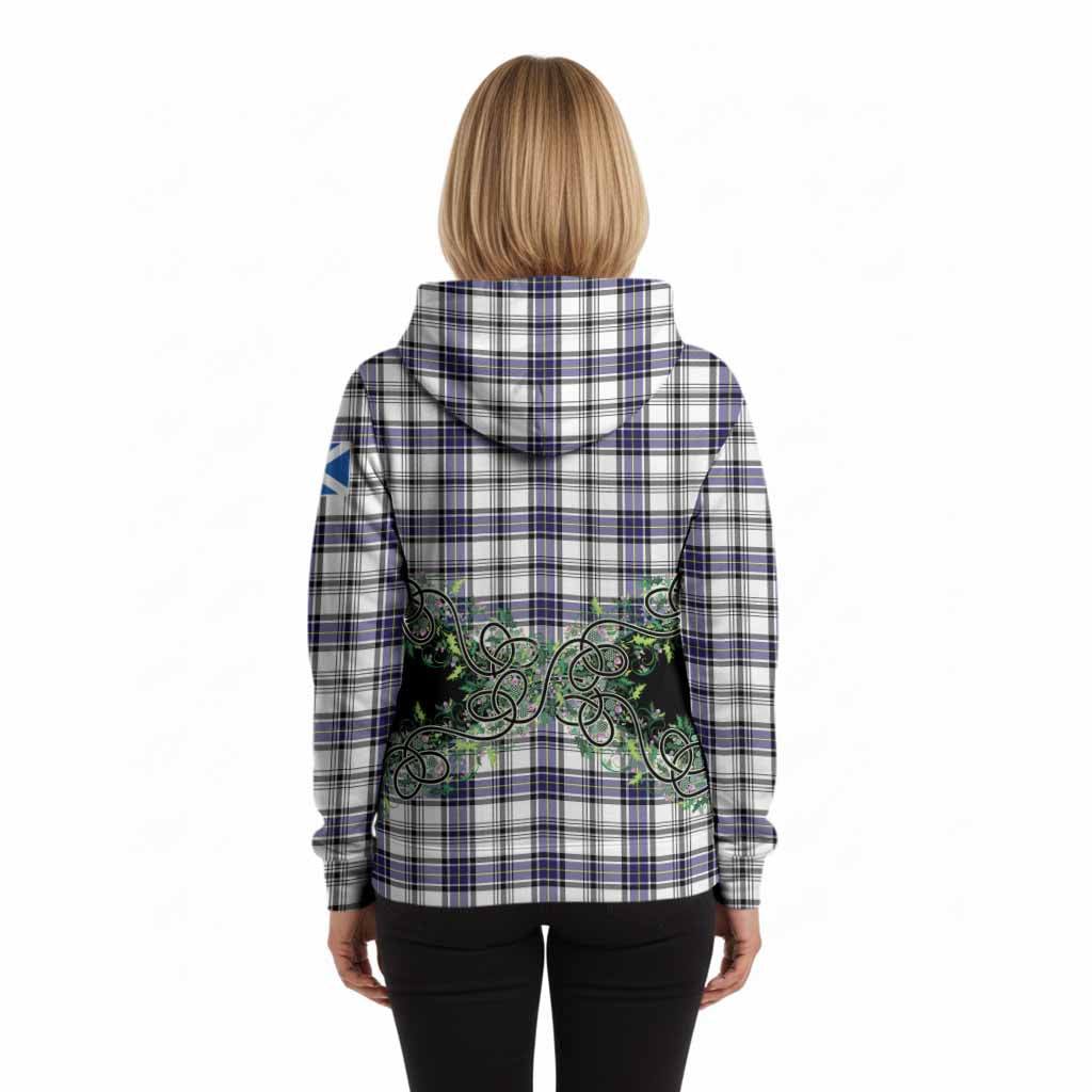 Hannay Tartan Hoodie Thistle Scottish Spirit