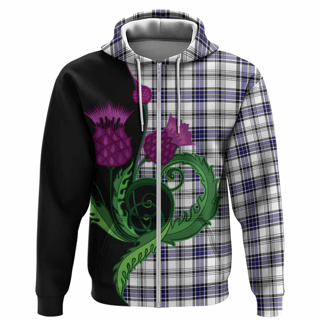 Hannay Tartan Hoodie Traditional Scottish Thistle