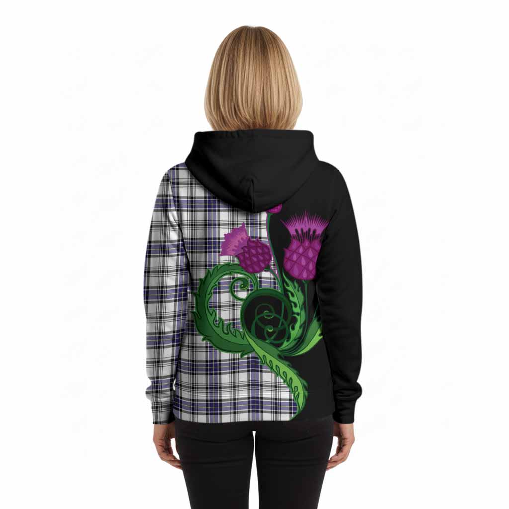 Hannay Tartan Hoodie Traditional Scottish Thistle