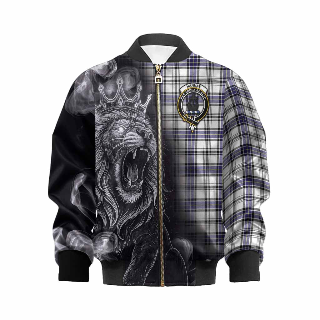 Hannay Tartan Kid Bomber Jacket Roaring Lion Heritage