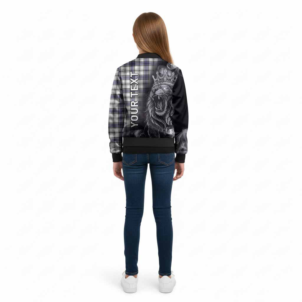 Hannay Tartan Kid Bomber Jacket Roaring Lion Heritage