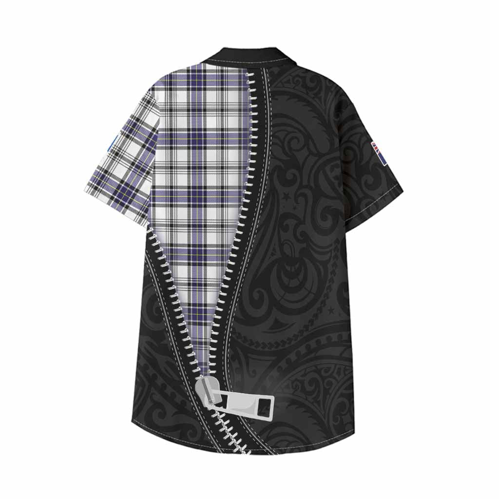 Hannay Tartan Kid Hawaiian Shirt New Zealand Pattern Unique Zipper Stylized