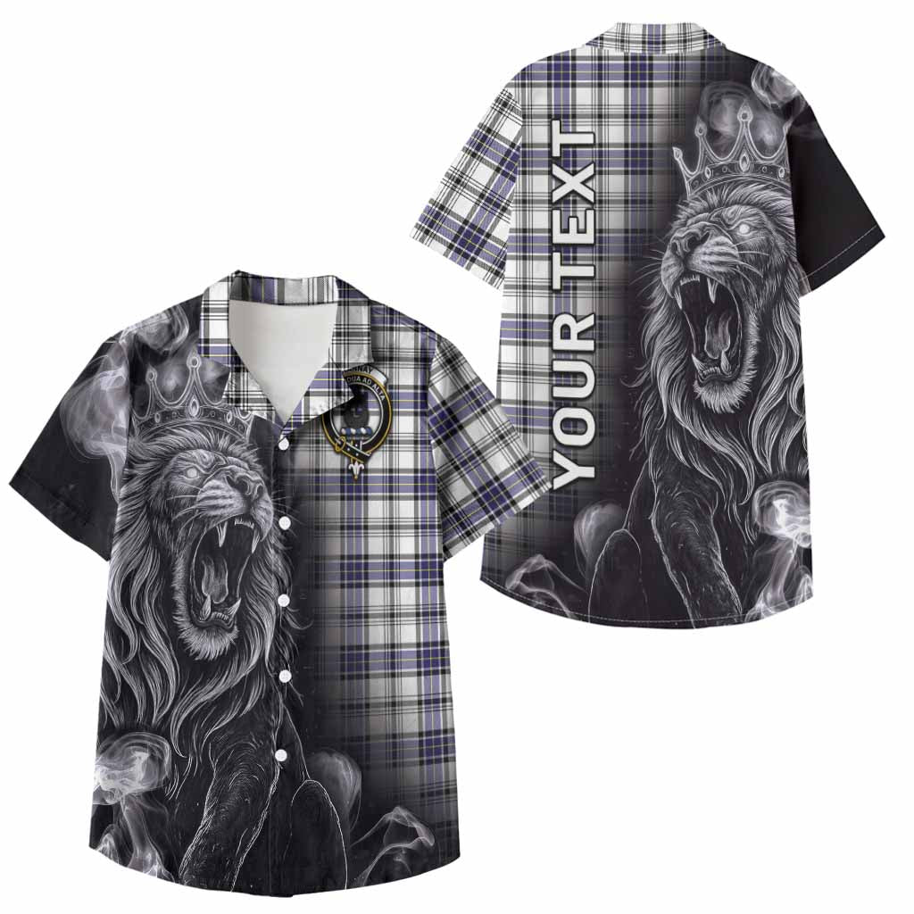Hannay Tartan Kid Hawaiian Shirt Roaring Lion Heritage