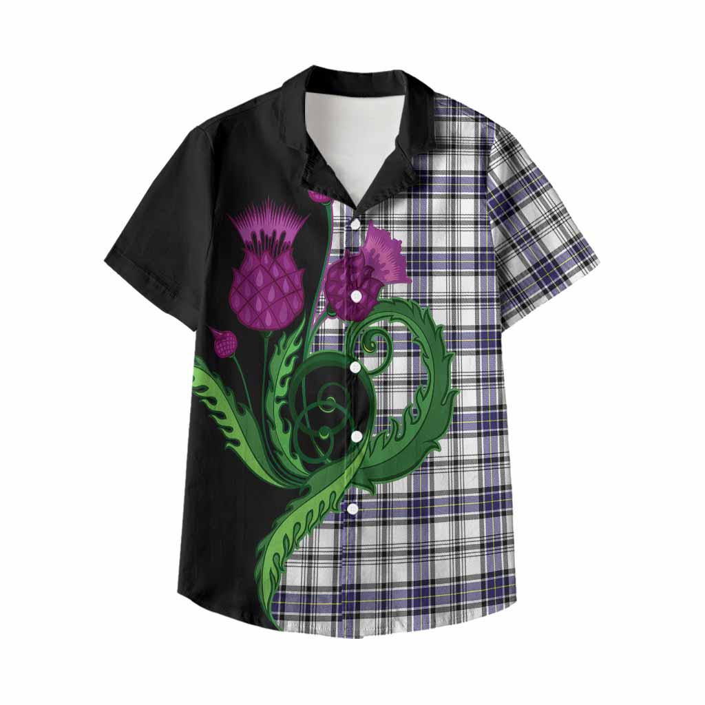 Hannay Tartan Kid Hawaiian Shirt Traditional Scottish Thistle