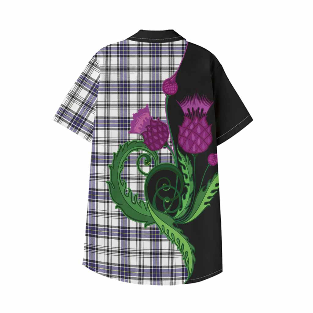 Hannay Tartan Kid Hawaiian Shirt Traditional Scottish Thistle