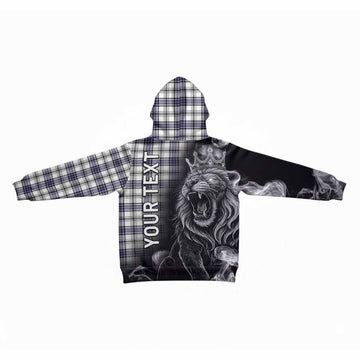 Hannay Tartan Kid Hoodie Roaring Lion Heritage