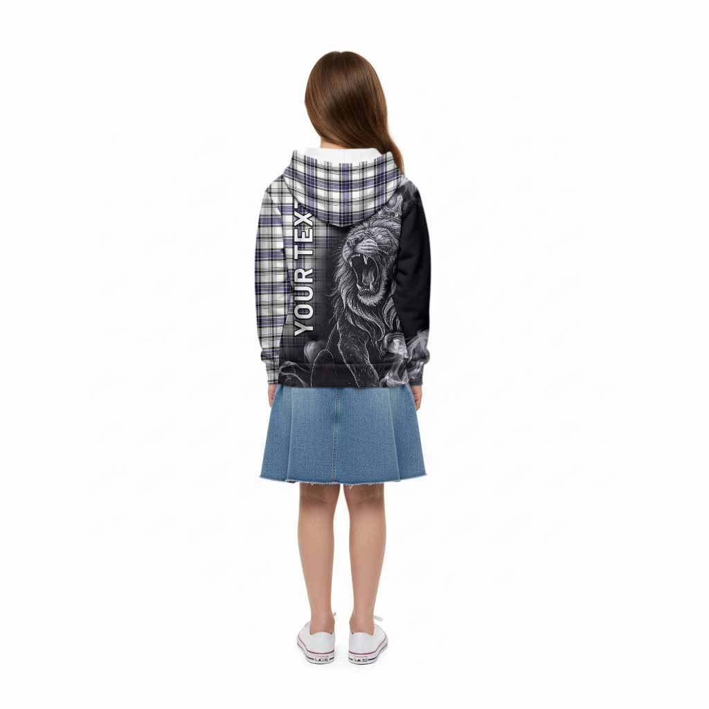 Hannay Tartan Kid Hoodie Roaring Lion Heritage