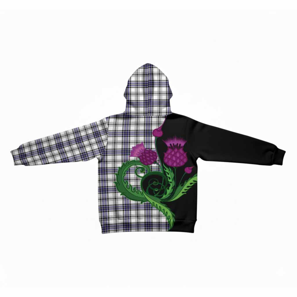 Hannay Tartan Kid Hoodie Traditional Scottish Thistle