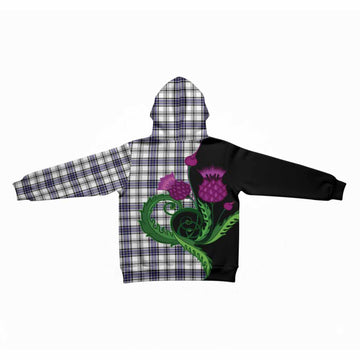Hannay Tartan Kid Hoodie Traditional Scottish Thistle