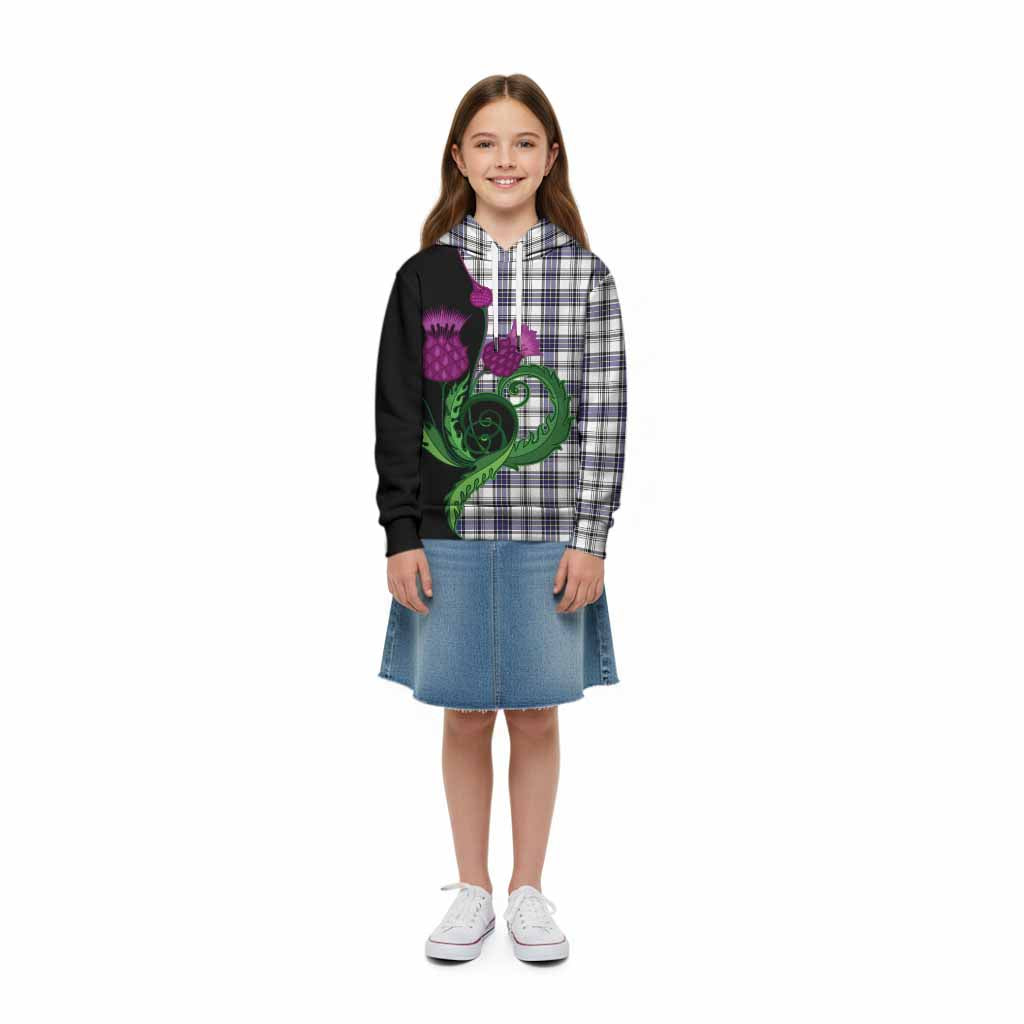 Hannay Tartan Kid Hoodie Traditional Scottish Thistle