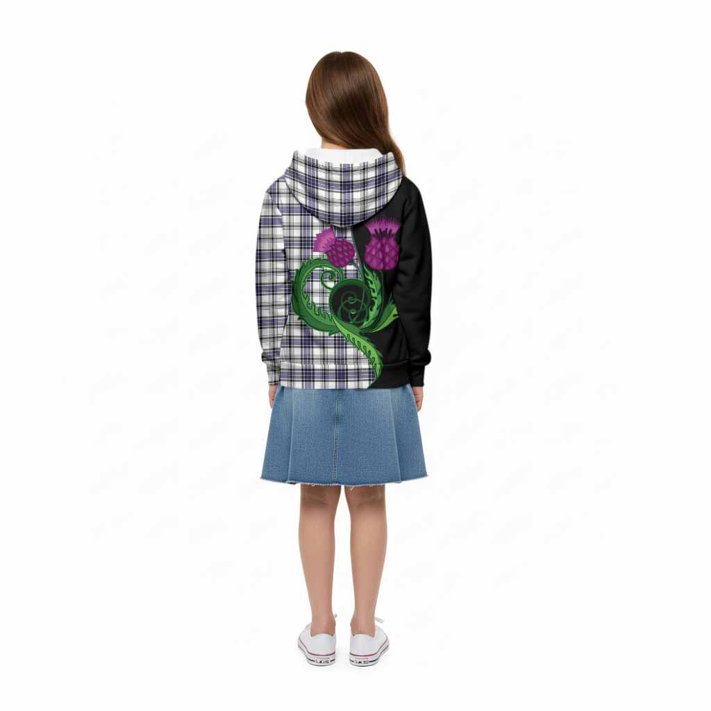 Hannay Tartan Kid Hoodie Traditional Scottish Thistle