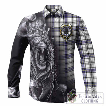 Hannay Tartan Long Sleeve Button Shirts Roaring Lion Heritage