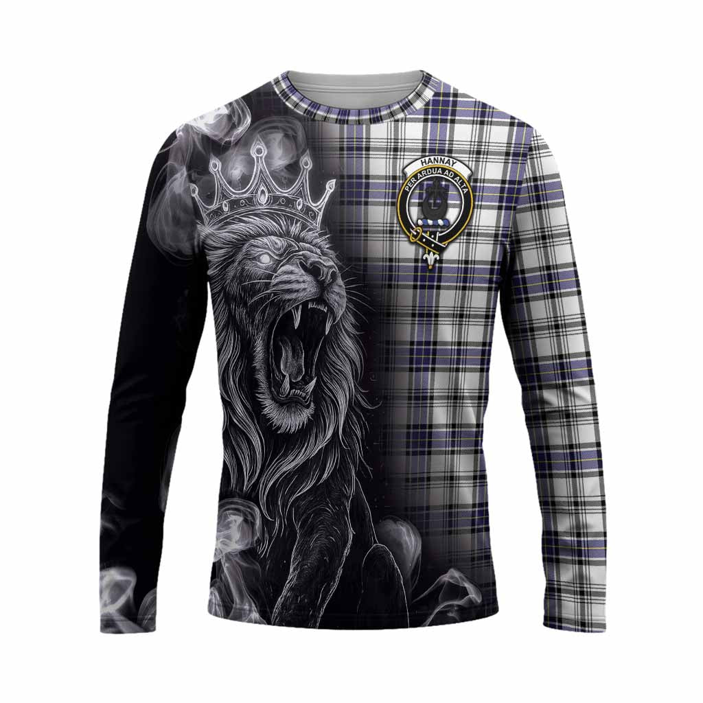 Hannay Tartan Long Sleeve T-Shirt Roaring Lion Heritage