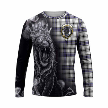 Hannay Tartan Long Sleeve T-Shirt Roaring Lion Heritage