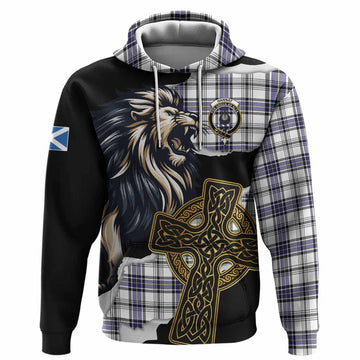 Hannay Tartan Scottish Hoodie Lion Celtic Heritage