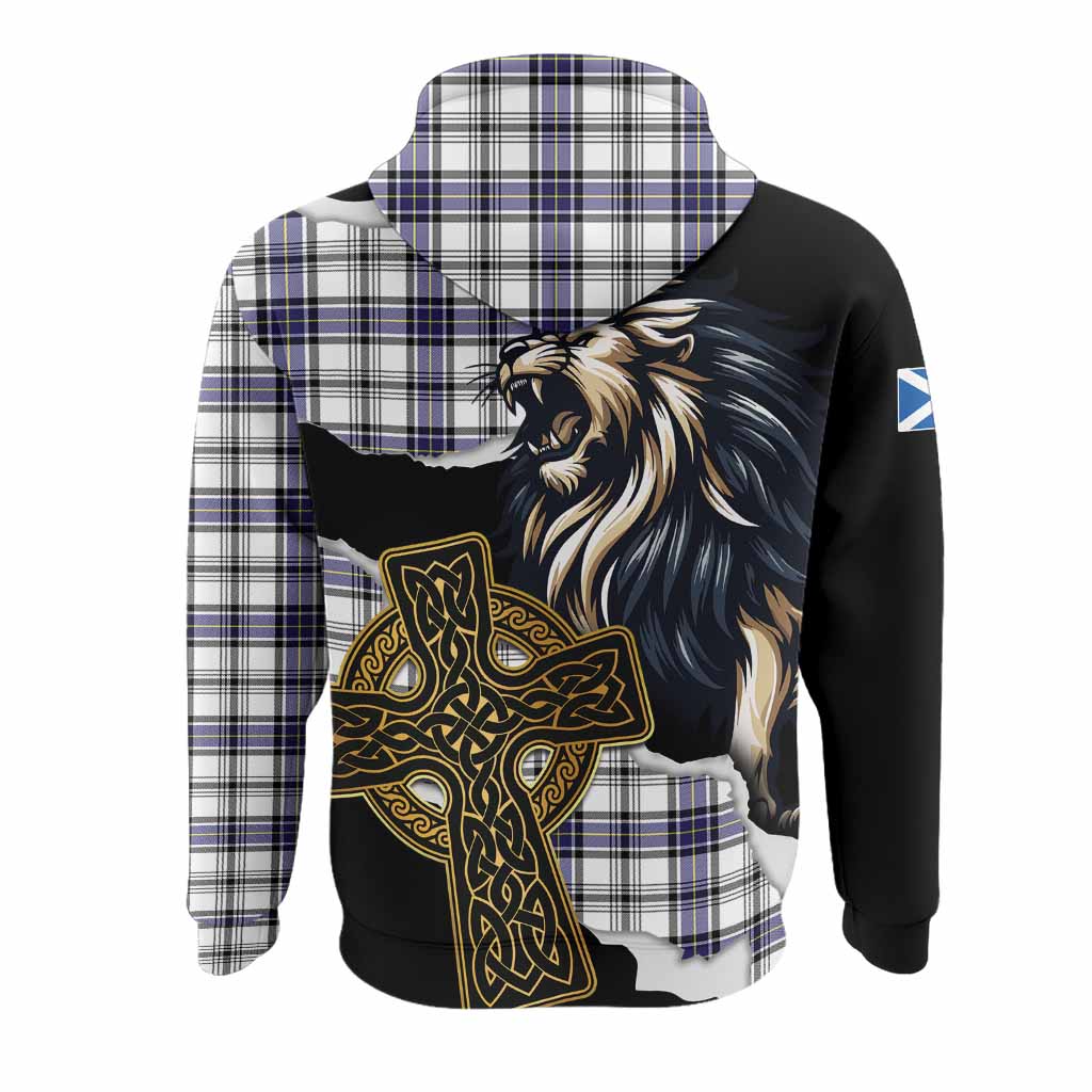 Hannay Tartan Scottish Hoodie Lion Celtic Heritage