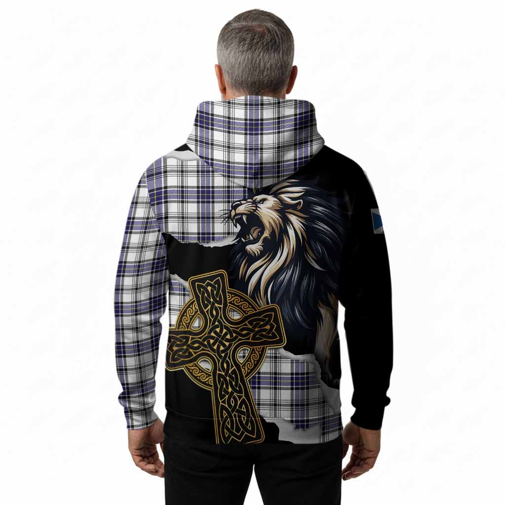 Hannay Tartan Scottish Hoodie Lion Celtic Heritage