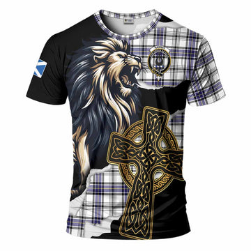Hannay Tartan Scottish T-Shirt Lion Celtic Heritage