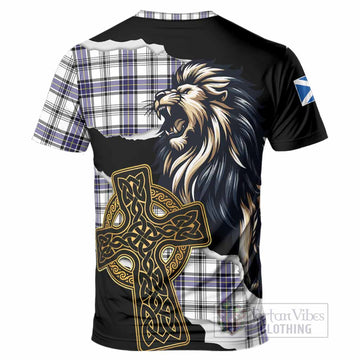Hannay Tartan Scottish T-Shirt Lion Celtic Heritage