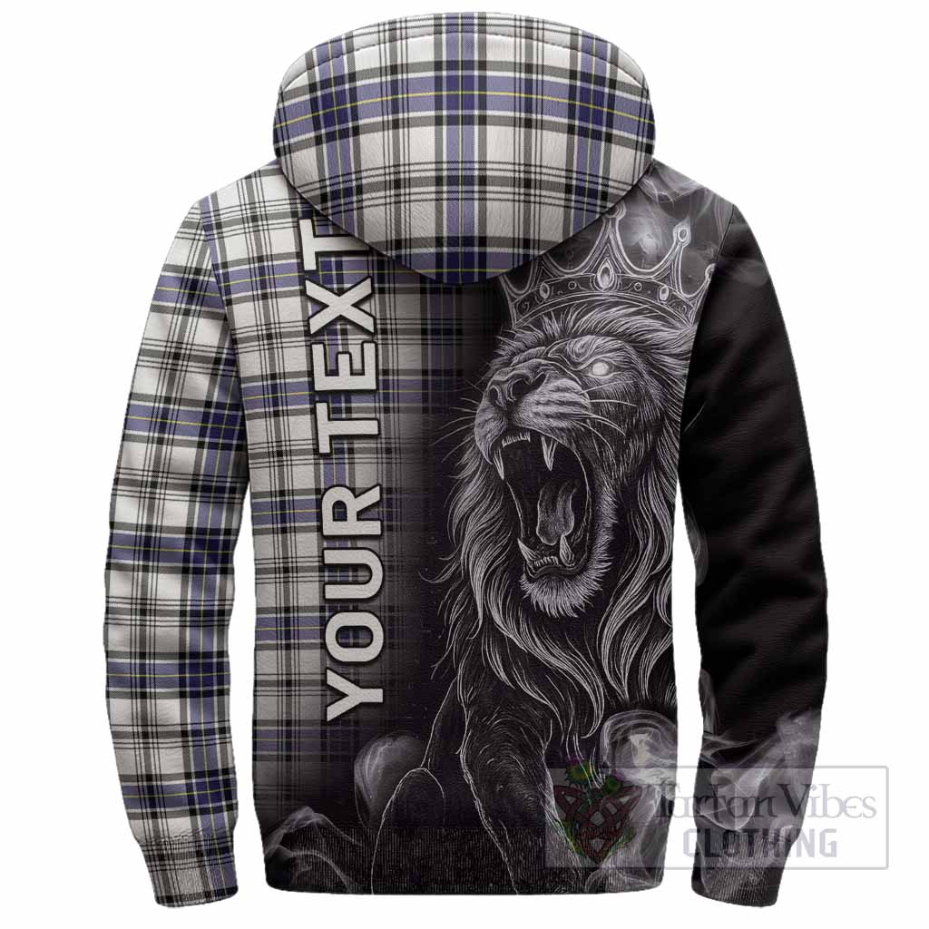 Hannay Tartan Sherpa Hoodie Roaring Lion Heritage