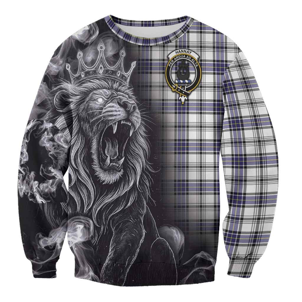 Hannay Tartan Sweatshirt Roaring Lion Heritage