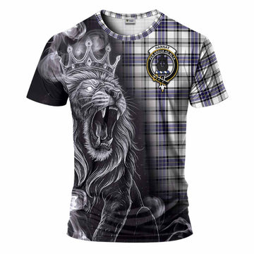 Hannay Tartan T-Shirt Roaring Lion Heritage
