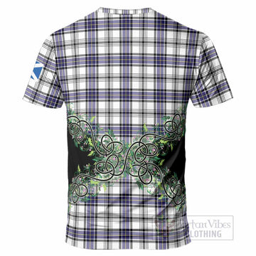 Hannay Tartan T-Shirt Thistle Scottish Spirit