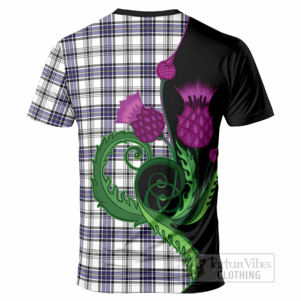 Hannay Tartan T-Shirt Traditional Scottish Thistle