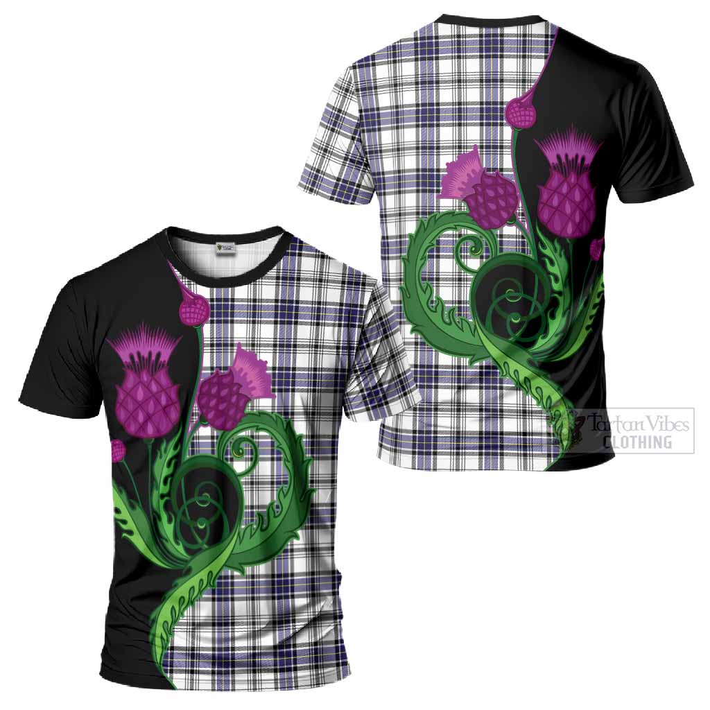 Hannay Tartan T-Shirt Traditional Scottish Thistle