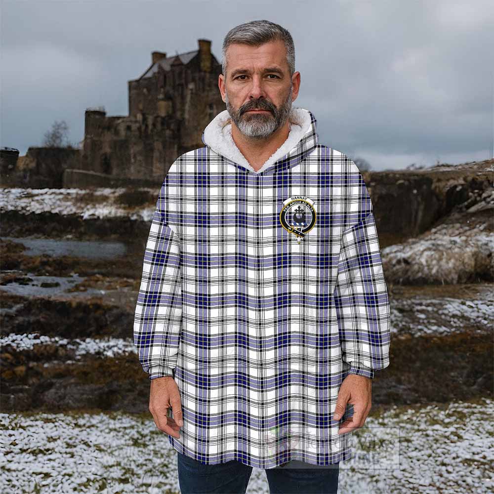 Hannay Tartan Wearable Blanket with Family Crest - Tartan Vibes Clothing