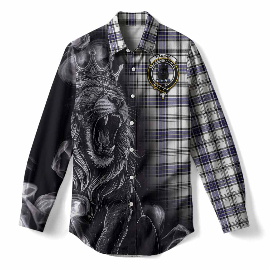 Hannay Tartan Women Casual Shirt Roaring Lion Heritage