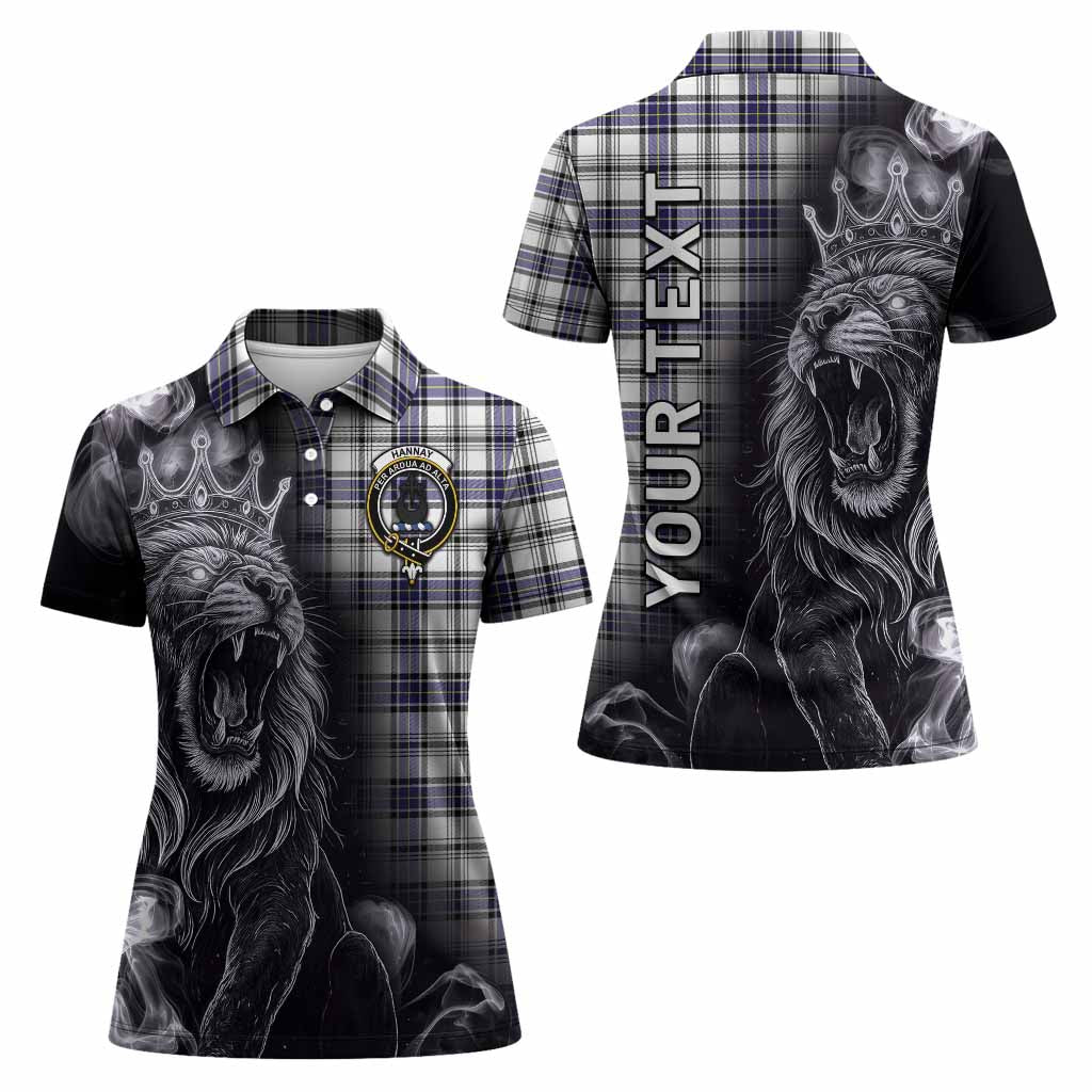 Hannay Tartan Women Polo Shirt Roaring Lion Heritage