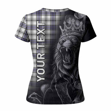 Hannay Tartan Women T shirt Roaring Lion Heritage