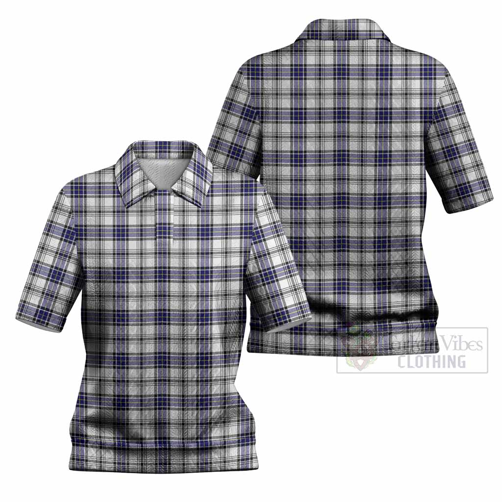 Hannay Tartan Women’s Polo Sweater Top